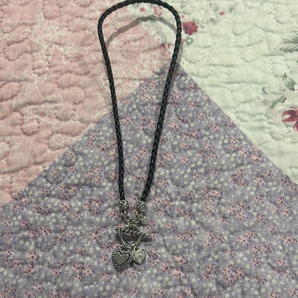 Silver Heart Charm Necklace